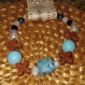 🤎BEAUTIFUL!/BLUES💙 🤎💙GEMSTONES BRACELET 💙🤎